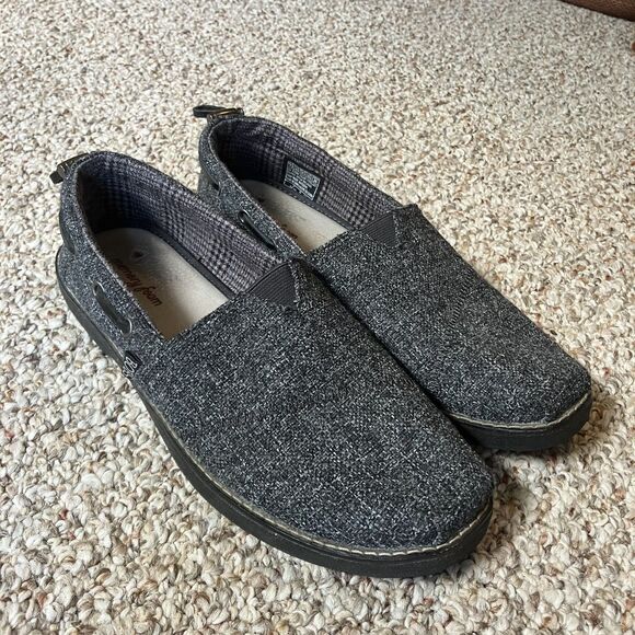 Skechers Bobs Chill Luxe Urban Frost Womens Alpargata Flat Charcoal US Size 7.5 - Picture 1 of 9